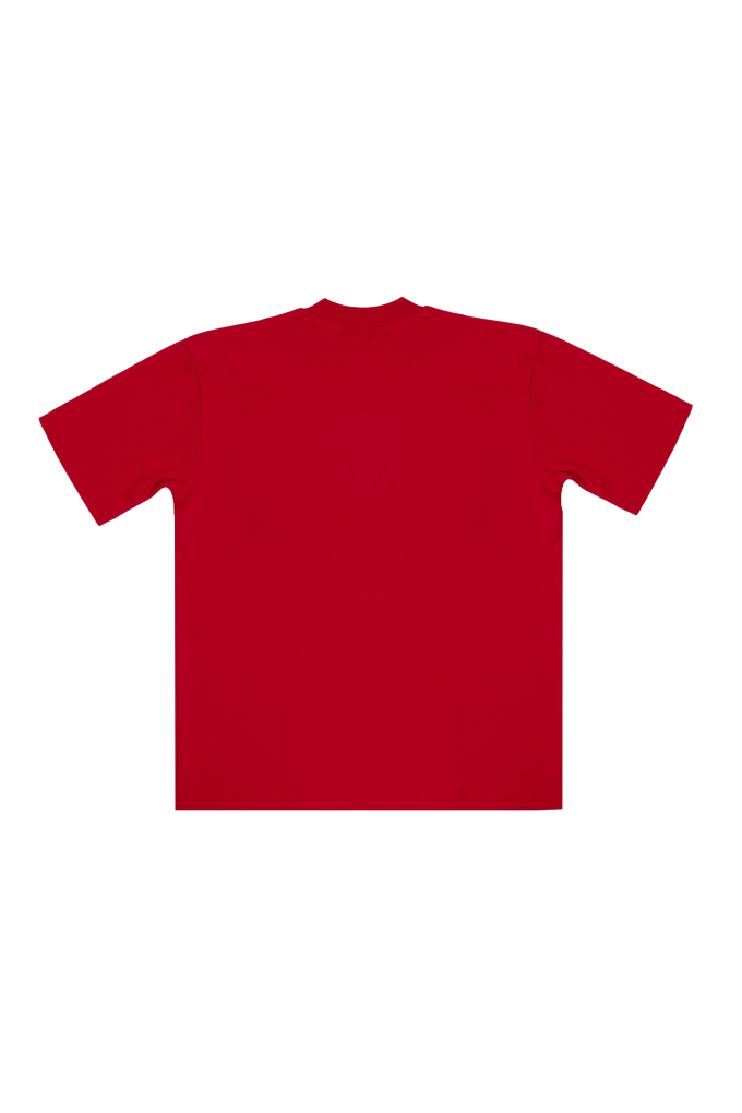 t-shirt rossa retro