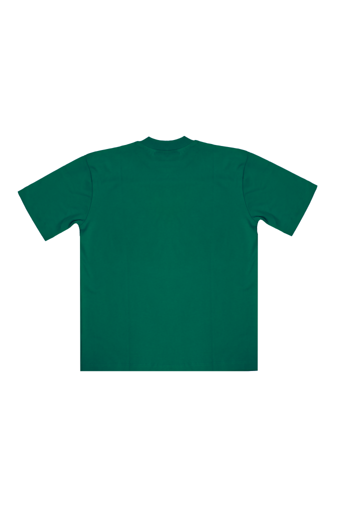 t-shirt verde retro